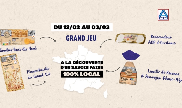 Aldi Grand Jeu Pays Gourmand : 1 an de courses et 27 bons à gagner