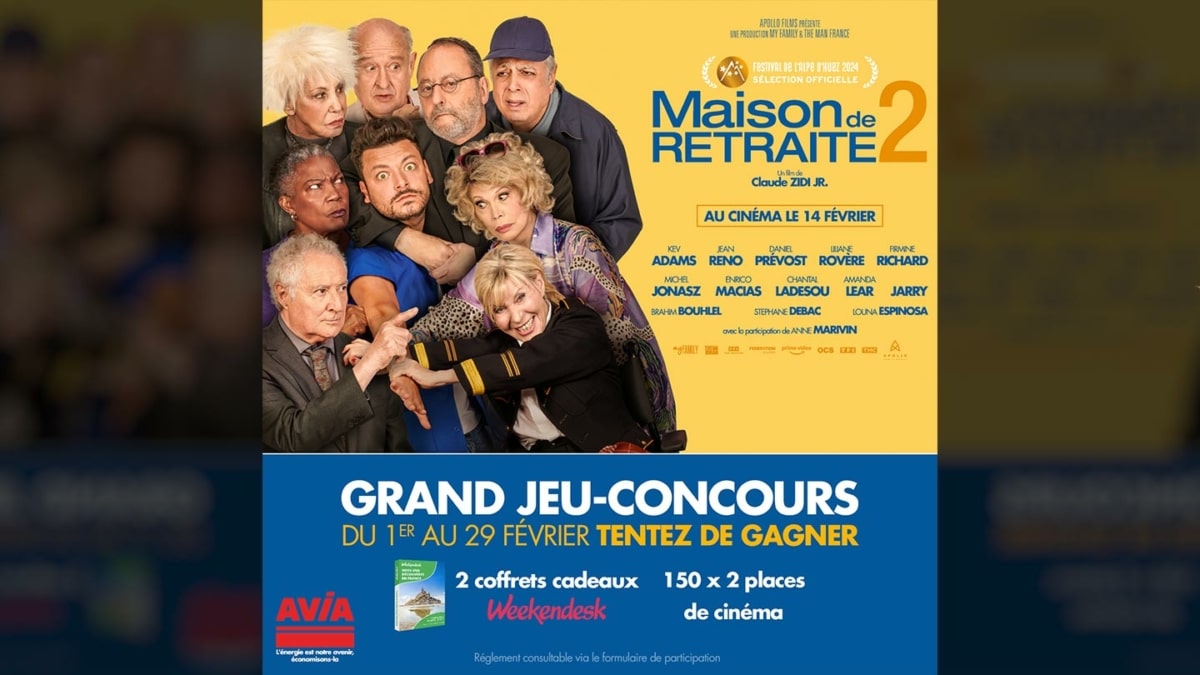 Jeu AVIA : 2 week-ends et 300 places de ciné à gagner