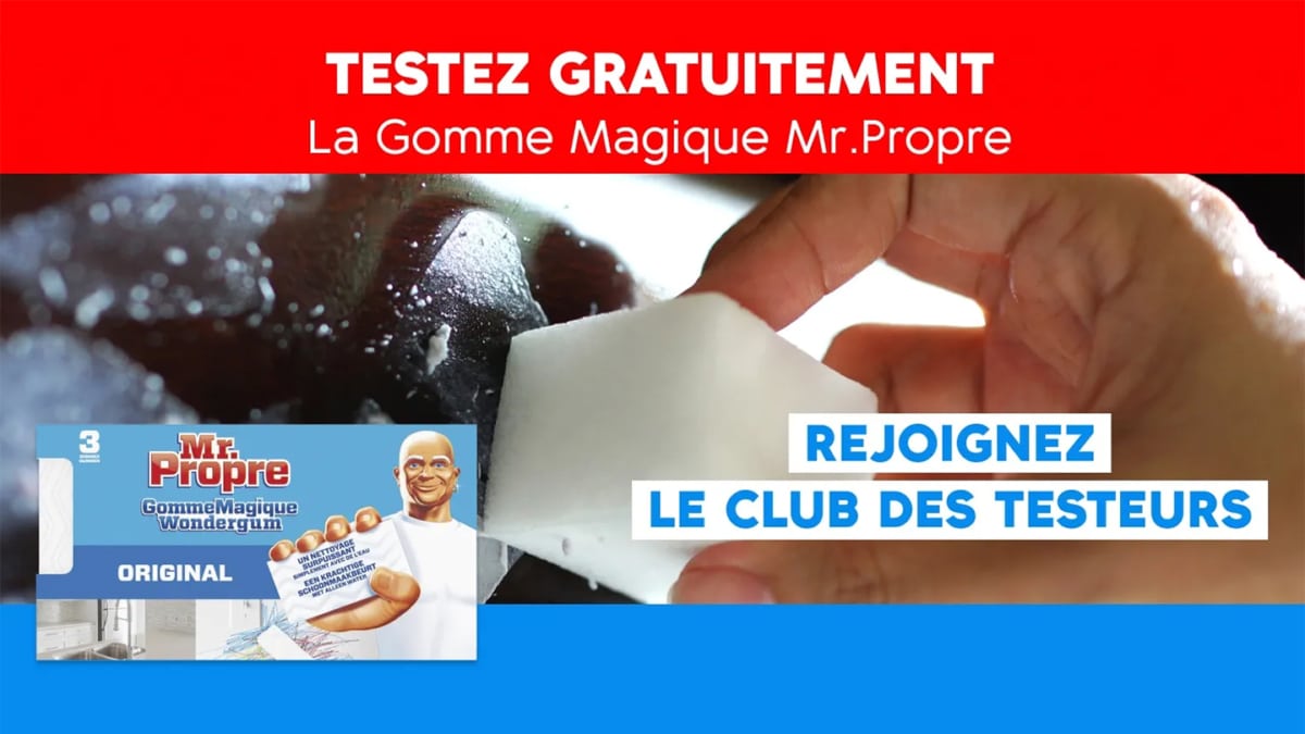 Jeu Envie de Plus : 462 sprays ou gommes magiques Mr. Propre