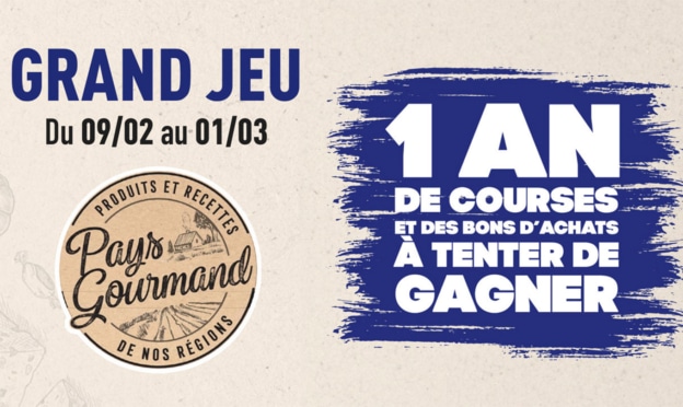 Aldi Grand Jeu Pays Gourmand : 1 an de courses et 252 bons à gagner