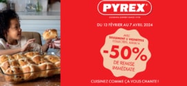 Vignette Pyrex Leclerc : Plats et collection cocotte et tartes dès 5,25€
