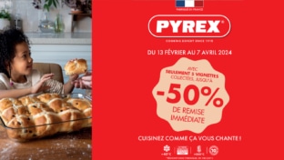 Vignette Pyrex Leclerc : Plats et collection cocotte et tartes dès 5,25€