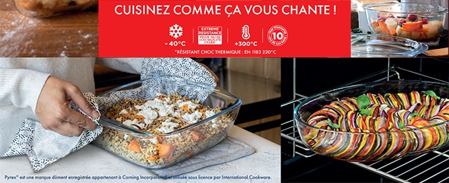 Produits Pyrex moins chers avec les vignettes Leclerc