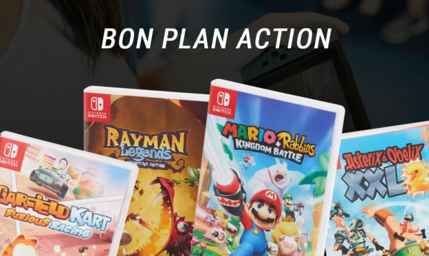 Bon plan Action : Jeux Nintendo Switch à 10,95€ seulement
