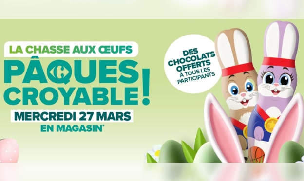 Carrefour : Chasse aux œufs gratuite pour Pâques