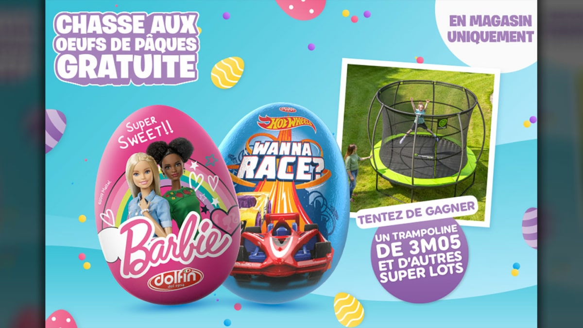 Chasse aux œufs Smyths Toys : Chocolats Barbie et Hot Wheels gratuits