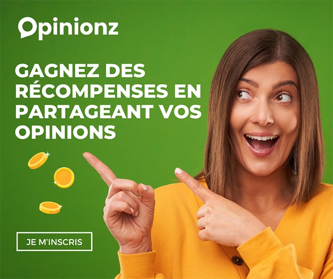 Répondez à des enquêtes Opinionz pour obtenir des récompenses