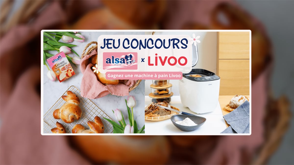 Jeu Alsa : Machine à pain Livoo et kit de pâtisserie à gagner