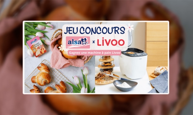Jeu Alsa : Machine à pain Livoo et kit de pâtisserie à gagner