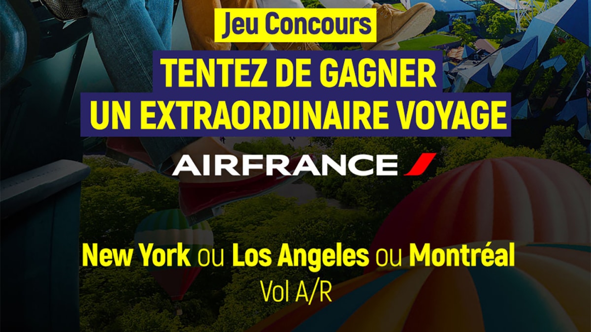 Jeu Futuroscope : Voyage extraordinaire Air France à gagner