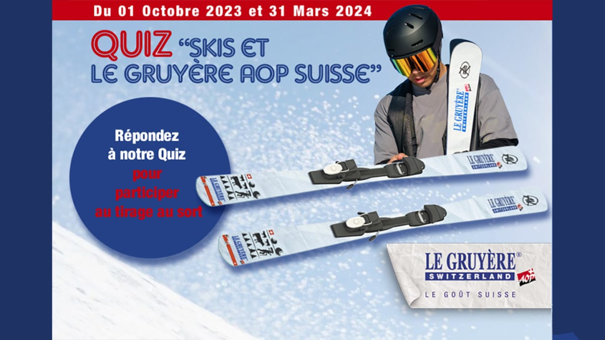 Jeu Switzerland Cheese : Paires de ski et bonnets à gagner