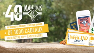 Jeu Le Petit Marseillais 40 ans : Week-ends, enceintes et coffrets à gagner