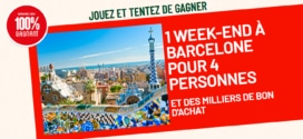 Jeu Réghalal à code : Week-end à Barcelone en famille à gagner