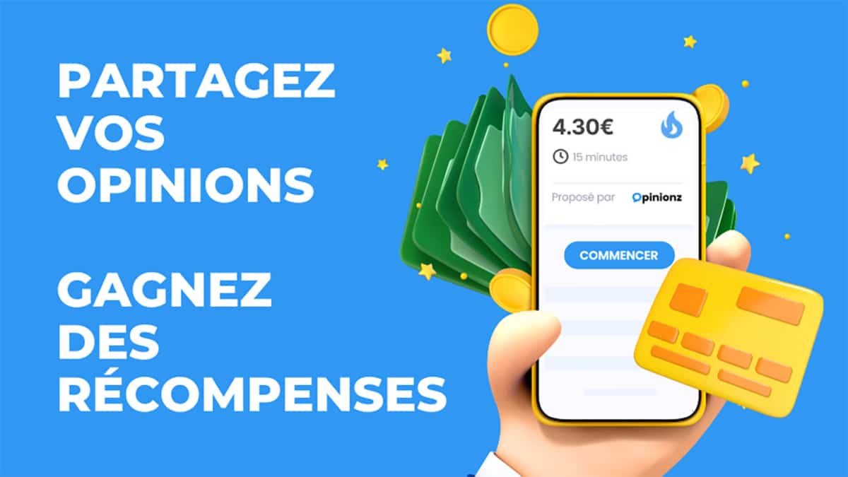 Opinionz : Sondages contre chèques cadeaux ou cash