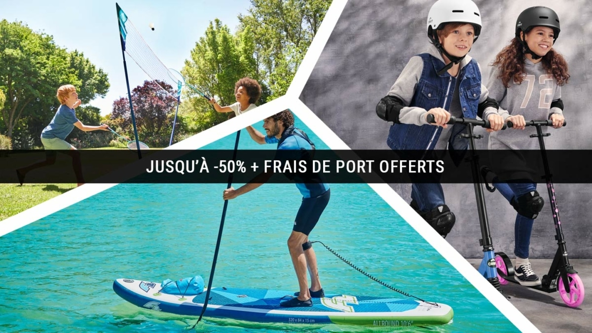 Lidl : Jusqu’à -50% sur des articles de sport et jeux de plein air