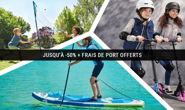 Lidl : Jusqu’à -50% sur des articles de sport et jeux de plein air