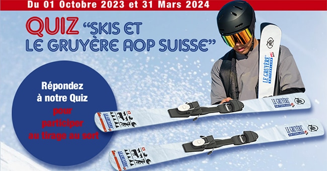 Gagnez un bonnet ou une paire de ski avec Le Fromage AOP Suisse