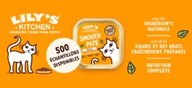 Echantillons gratuits de Lily’s Kitchen Smooth Paté pour chats