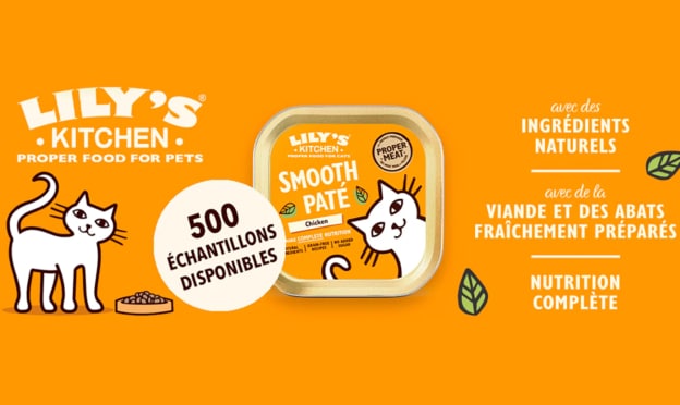 Echantillons gratuits de Lily’s Kitchen Smooth Paté pour chats