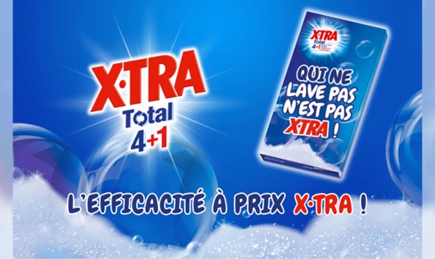 Échantillons gratuits de lessive X-TRA à recevoir à domicile