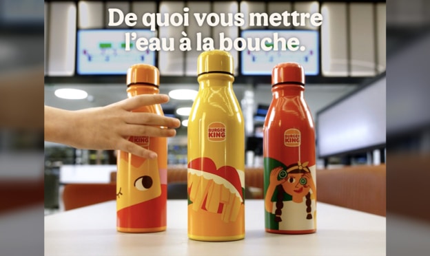 Burger King lance une formule Glou-Glou avec gourde collector inclus