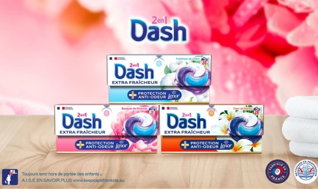 Test Dash : 8’000 boîtes de capsules de lessive PODS gratuites