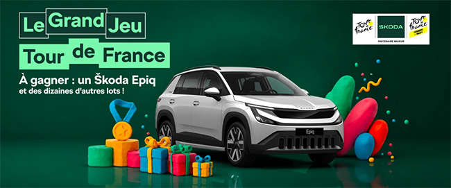 Gagnez une Skoda Epiq ou un autre cadeau