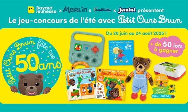Jeu Bayard : Plus de 50 cadeaux Petit Ours Brun à gagner