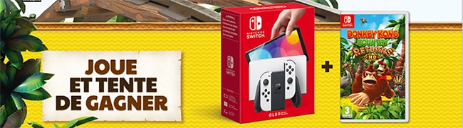 remporter la console Nintendo Switch ou un jeu Donkey Kong