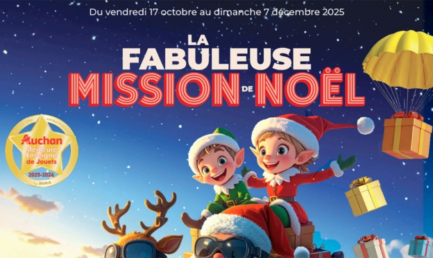 Catalogue Auchan Noël 2025 à consulter en ligne et Promos