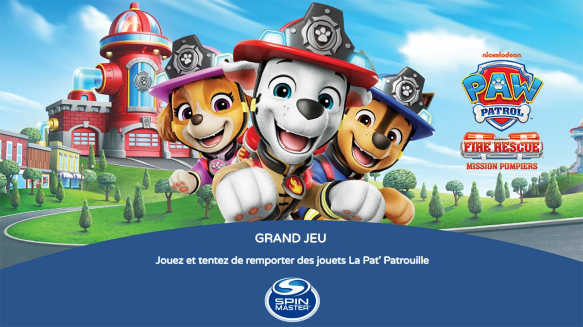 Jeu La Grande Récré : Jouets Pat’Patrouille à gagner