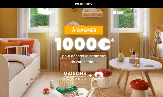 Jeu Rhinov : Carte cadeau Maisons du Monde de 1’000€ à gagner