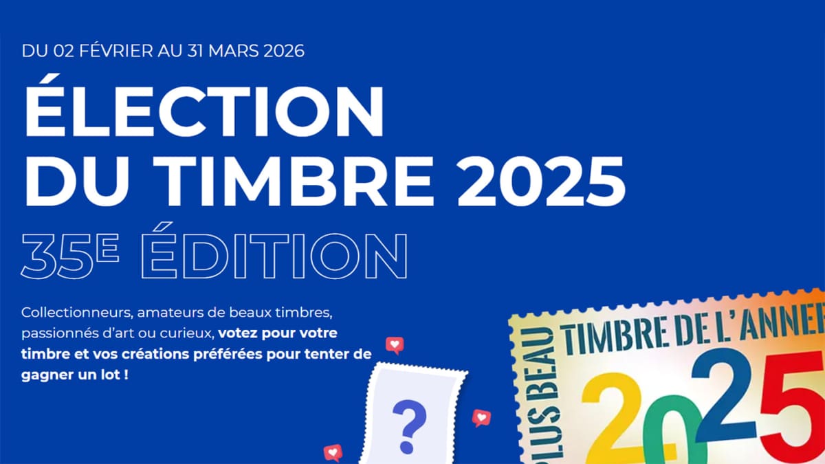 Jeu Élection du Timbre 2025 La Poste