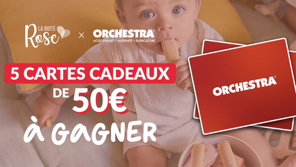 Jeu La Boîte Rose : 5 cartes cadeaux Orchestra de 50€ à gagner