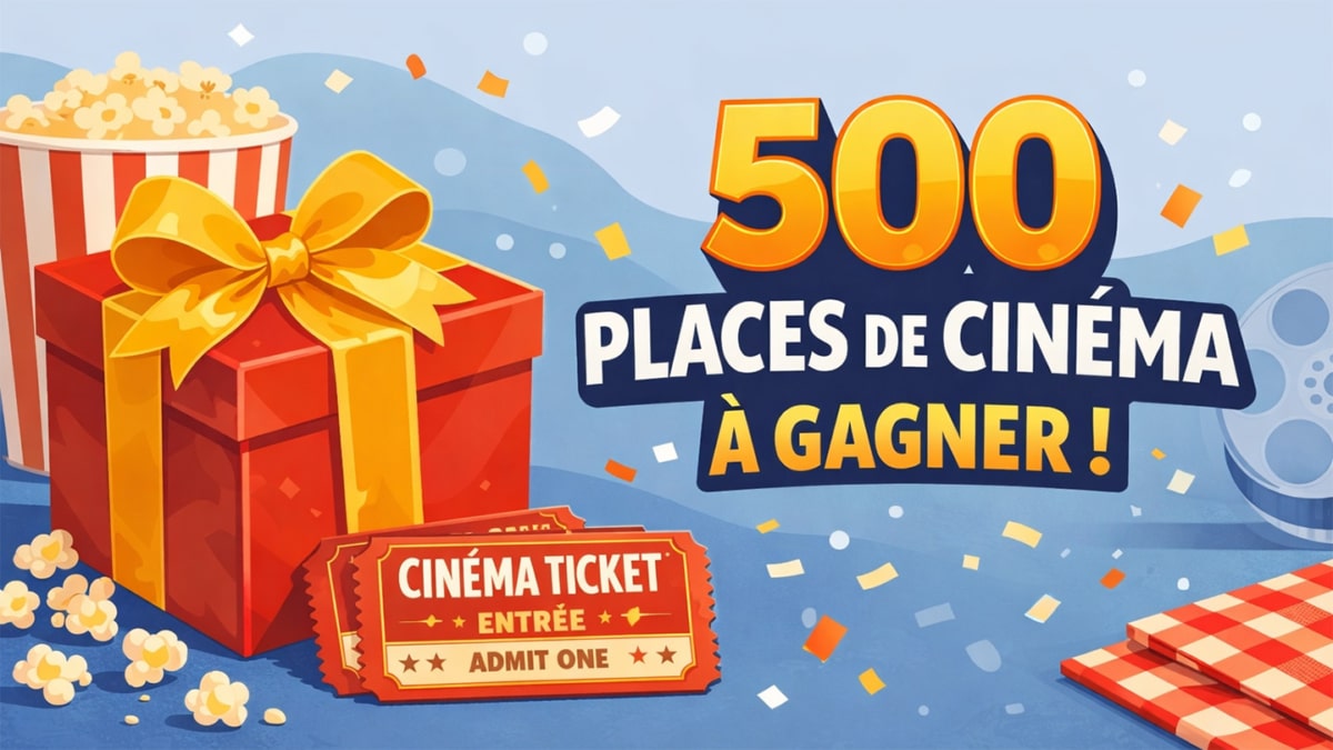 Jeu We Love Cinema : 500 places de ciné à gagner