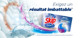 Test de lessive en capsules Skip Extra Détachant : 8’000 packs gratuits