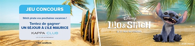 Jeu "Lilo & Stitch" gratuit pour tenter de gagner un superbe séjour à l’île Maurice