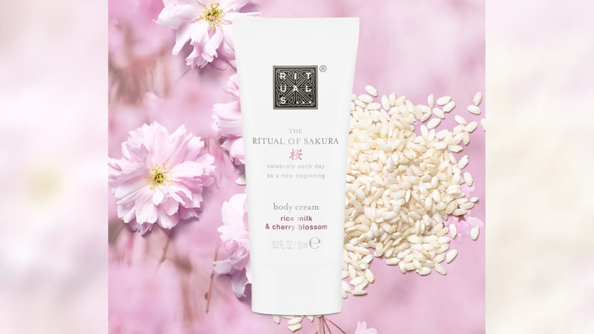 Échantillons gratuits de crème corps The Ritual of Sakura