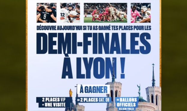 Jeu LNR (rugby) : Places VIP demi-finales du TOP 14 à gagner