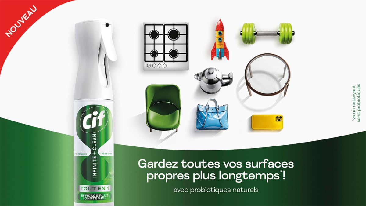 Test Cif Infinite+Clean : 10’360 sprays gratuits avec TRND