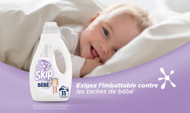 Test Skip Bébé : 1’000 bouteilles de lessive gratuites