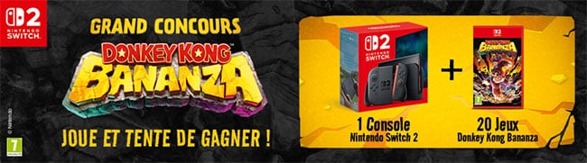 remportez la console Nintendo Switch 2 ou le jeu Donkey Kong Bananza