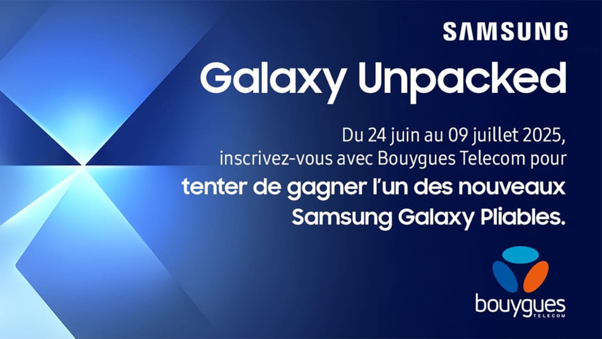 Jeu Samsung x Bouygues : Smartphones Galaxy Z pliables à gagner