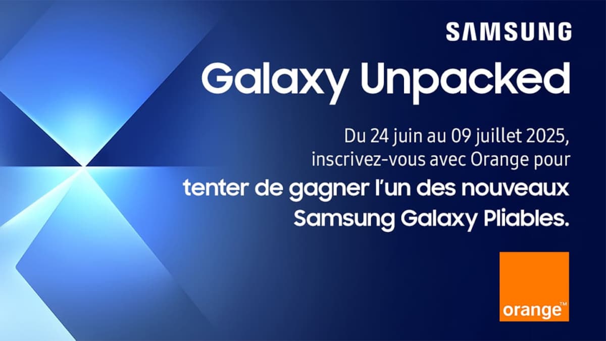 Concours Samsung x Orange : Gagnez un smartphone pliable