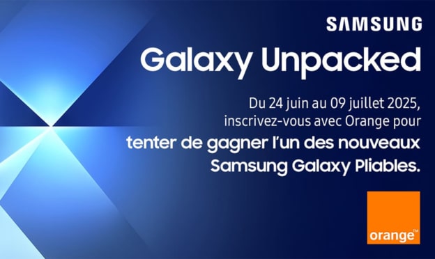 Concours Samsung x Orange : Gagnez un smartphone pliable