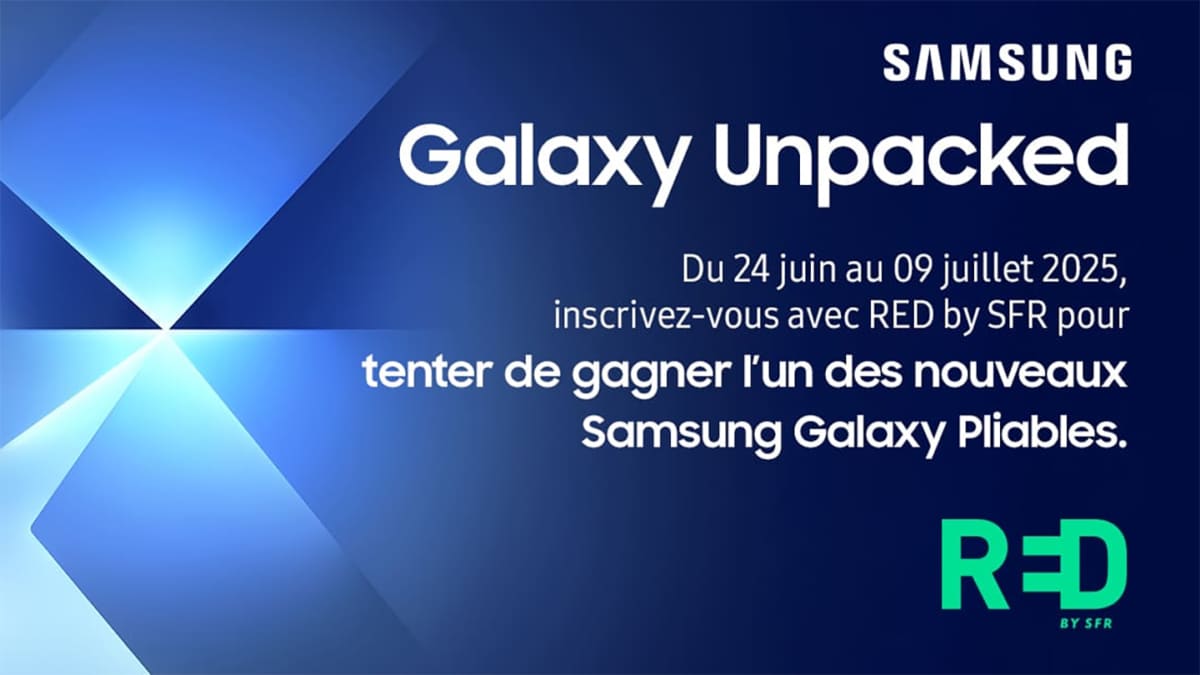 Jeu Samsung x RED by SFR : Galaxy Z pliables à gagner