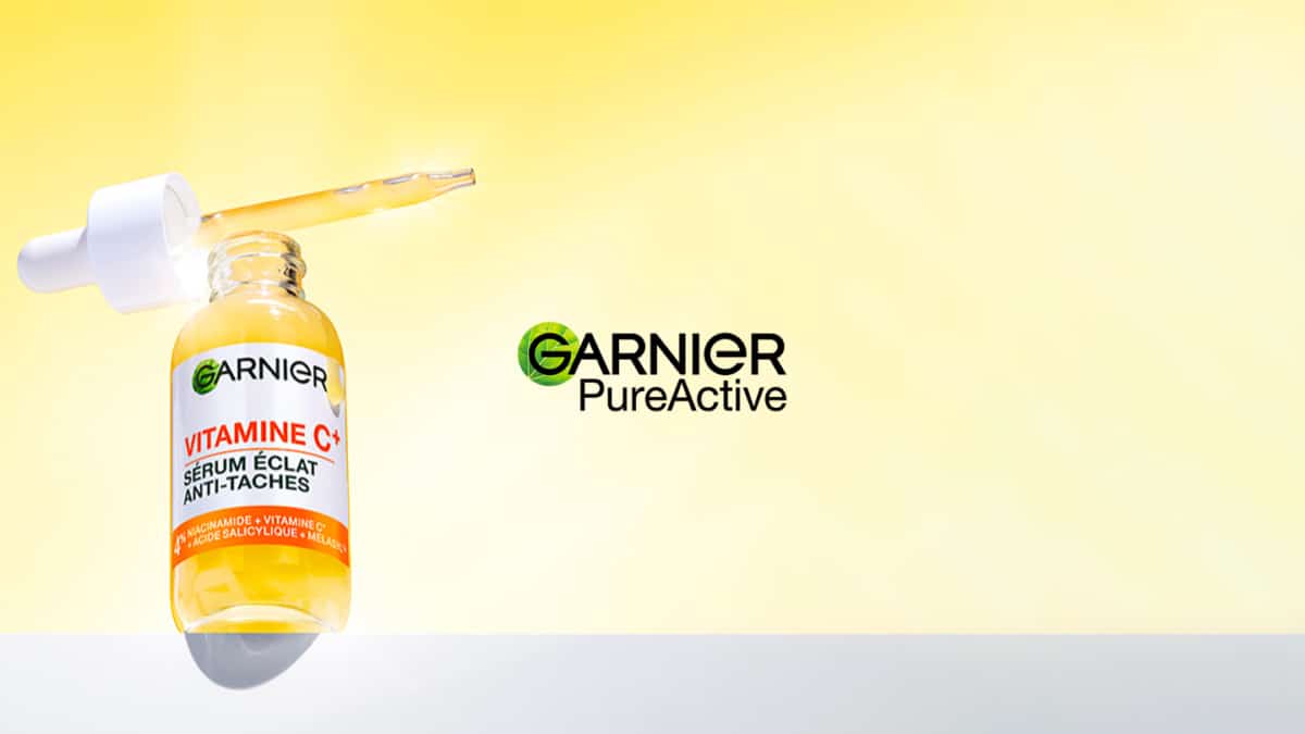 Test Garnier : 65 sérums Éclat Anti-taches Vitamine C+ gratuits