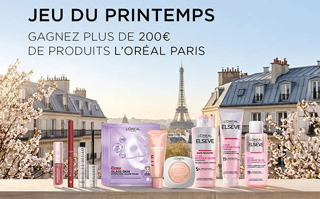 gagner une routine beauté L’Oréal Paris d’une valeur de 215,37€