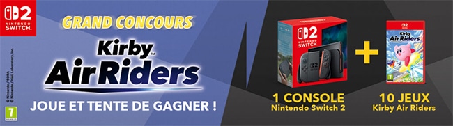remporter la console Nintendo Switch 2 et le jeu Kirby Air Riders