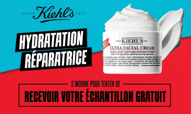 10’000 échantillons gratuits de la crème Kiehl’s Ultra Facial Cream